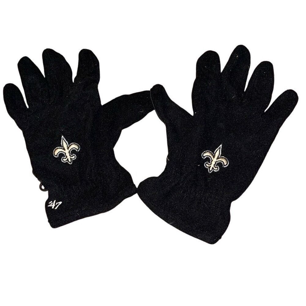 Men’s 47’ New Orleans Saints Lightweight Gloves Fleece One Size